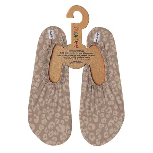 Adult Leopard Print Slipfree Shoes