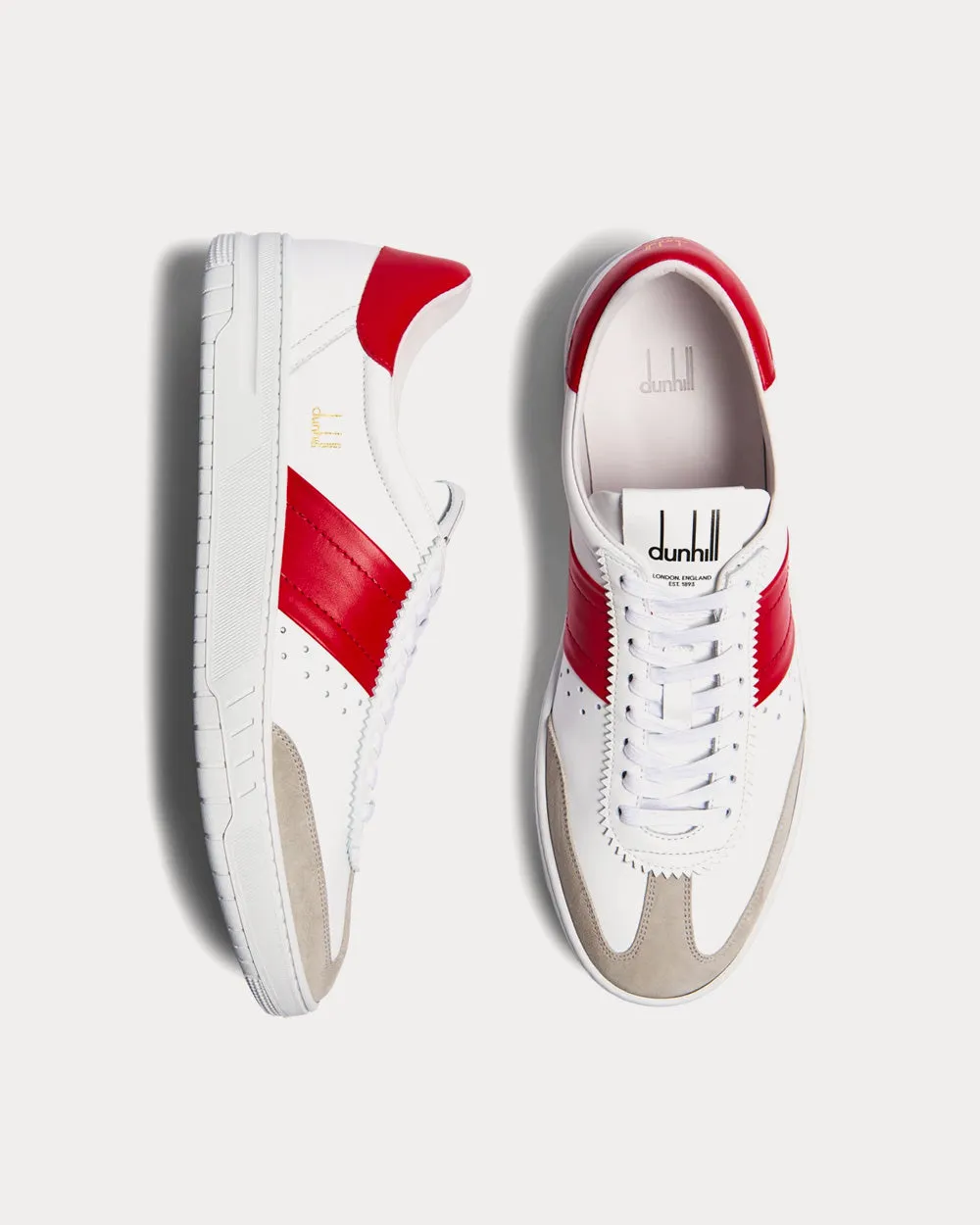 Court Legacy Red / White Low Top Sneakers