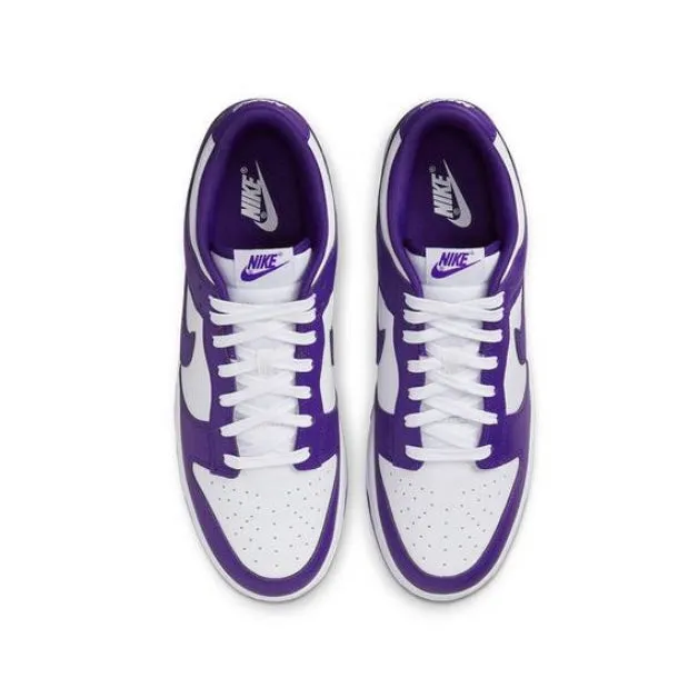 Dunk Low White Court Purple