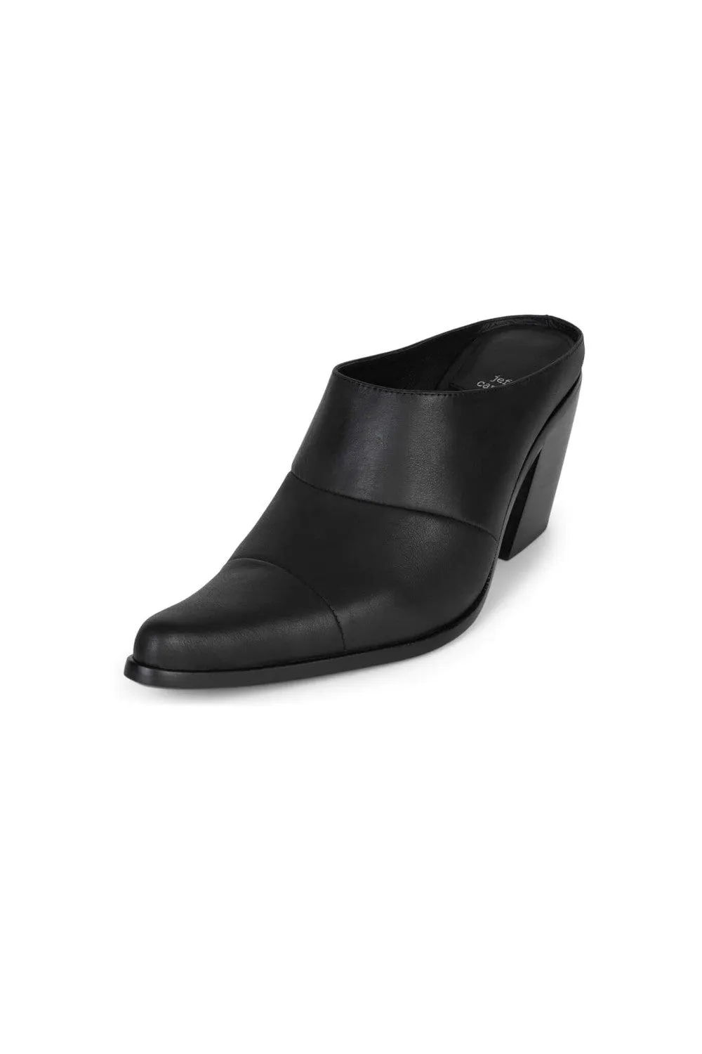 Jeffrey Campbell Hold-Em Mule in Black Tan Stack