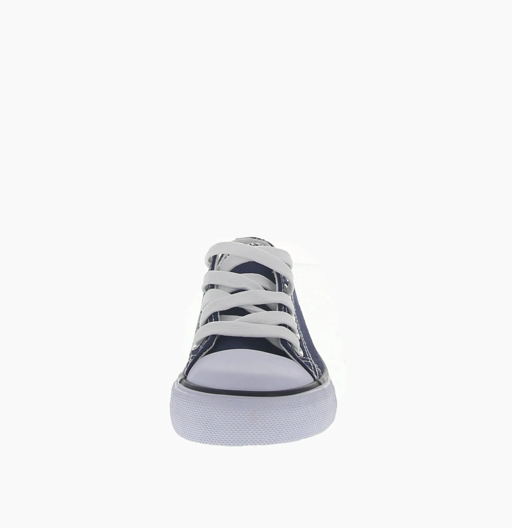 KID'S SHOES NAVY FABRIC TENNIS SNEAKERS HM-48183K