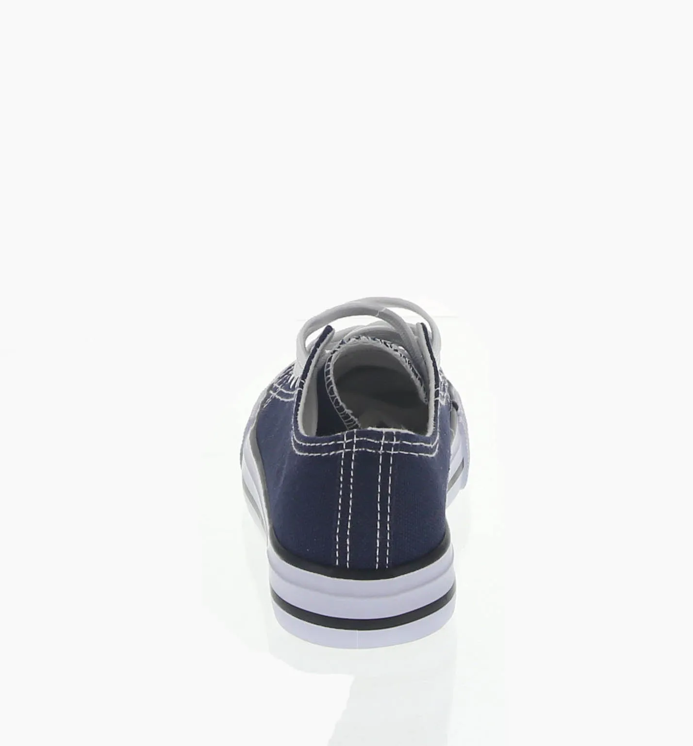 KID'S SHOES NAVY FABRIC TENNIS SNEAKERS HM-48183K