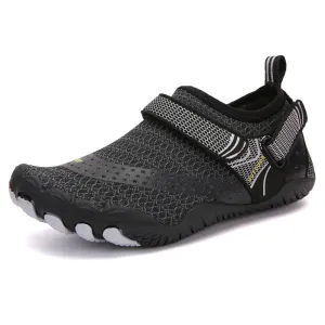 Kids' Water Shoes Barefoot Quick Dry Aqua Sports Boys Girls - Black Size BigKid US2 = EU32