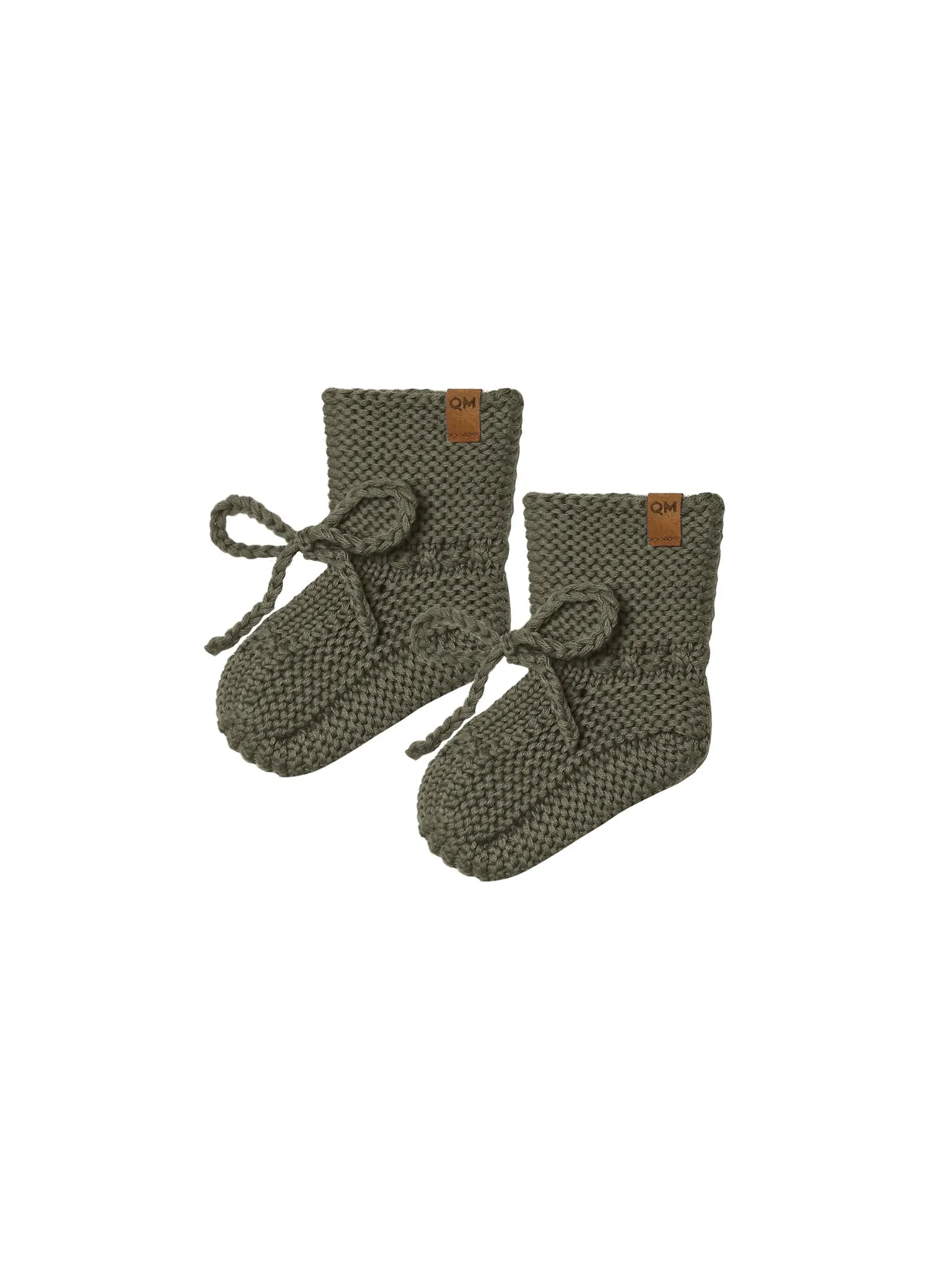 Knit Booties Forest