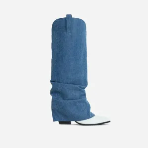 Liliana Coleen-1 Drape Over Shark Boots