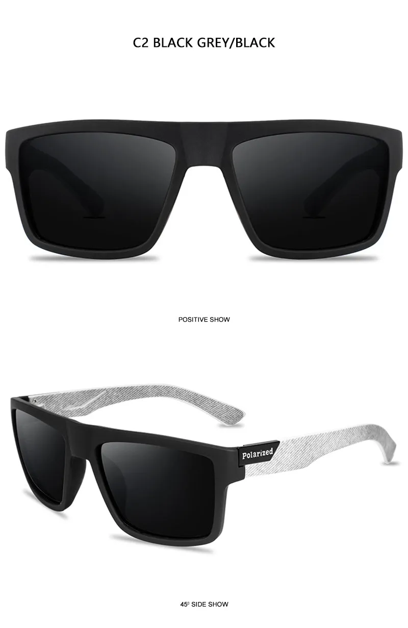 Luxury Polarized Sunglasses Men Women Fashion UV400 Square Male Sun Glasses Vintage Driving Fishing Eyeglasses Sport Shades
