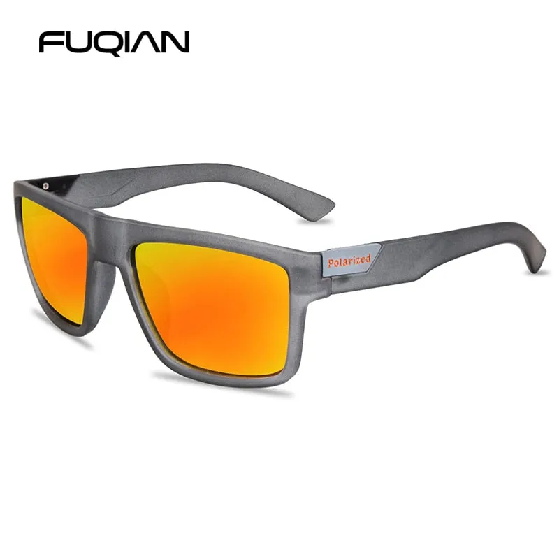 Luxury Polarized Sunglasses Men Women Fashion UV400 Square Male Sun Glasses Vintage Driving Fishing Eyeglasses Sport Shades