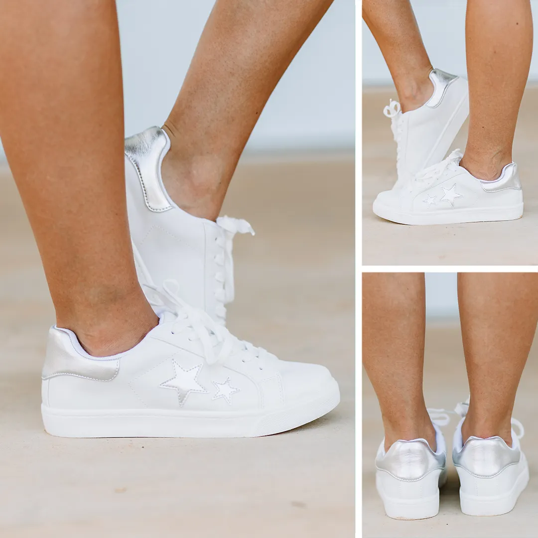 Make You Believe White Sneakers