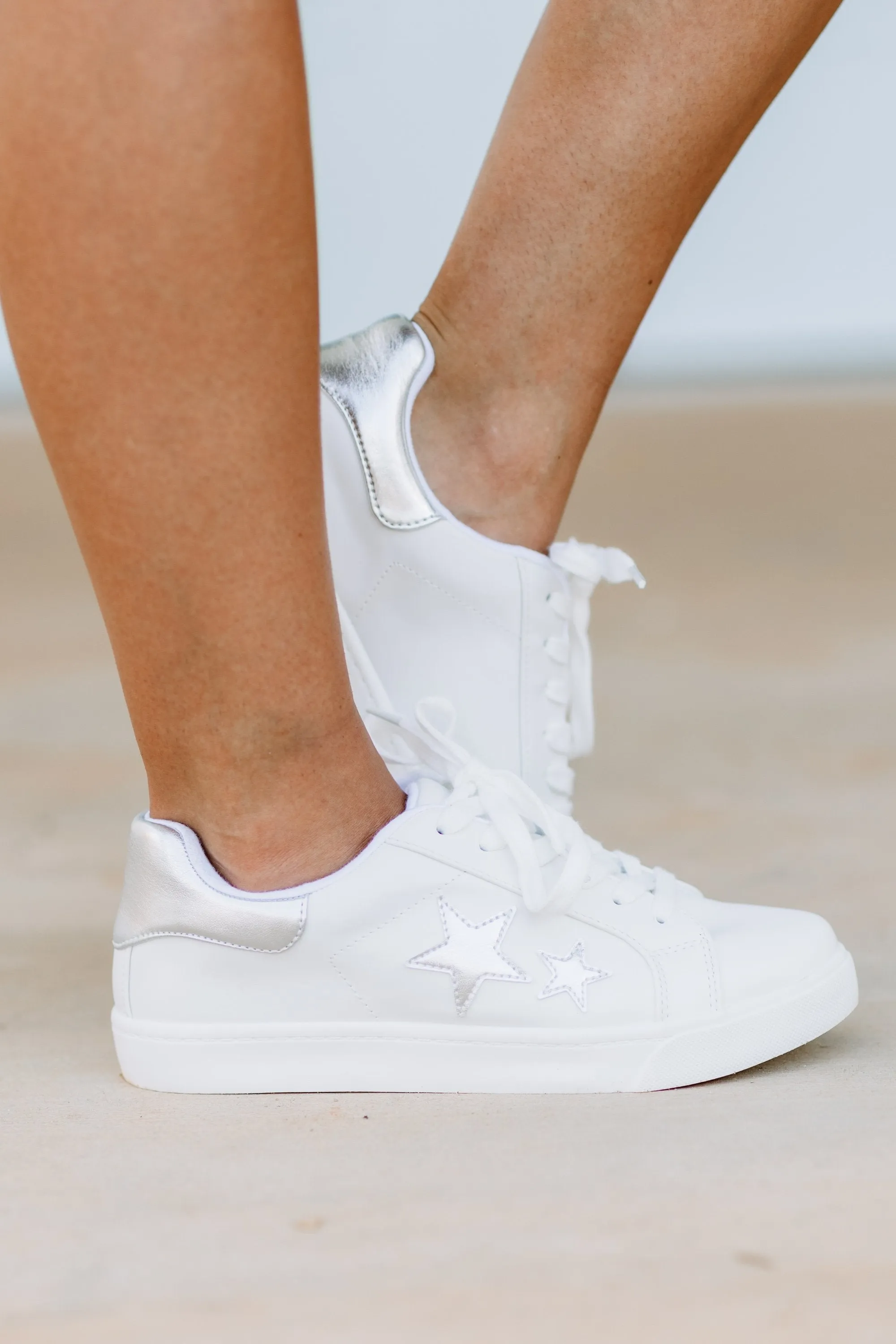 Make You Believe White Sneakers