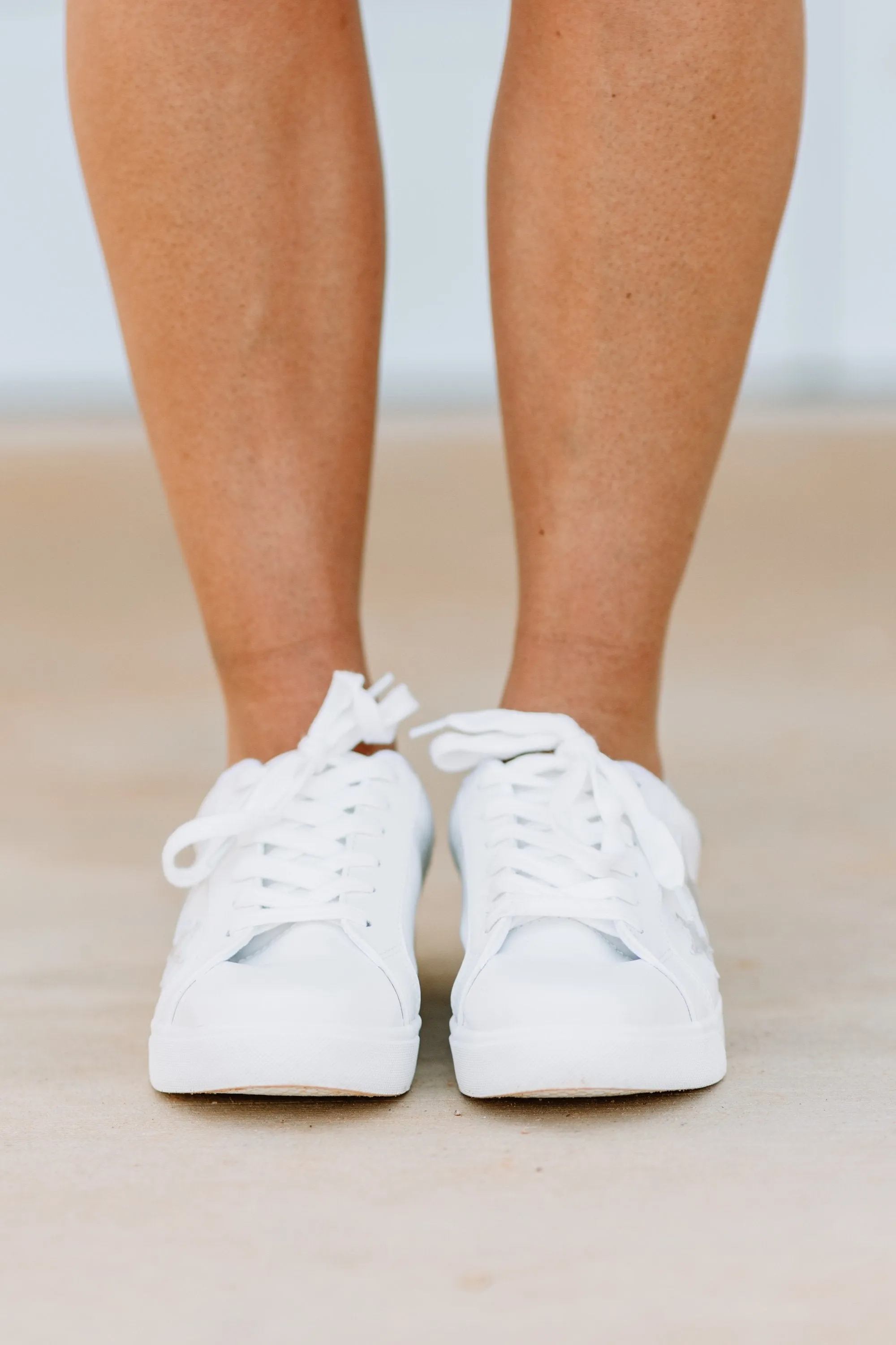 Make You Believe White Sneakers