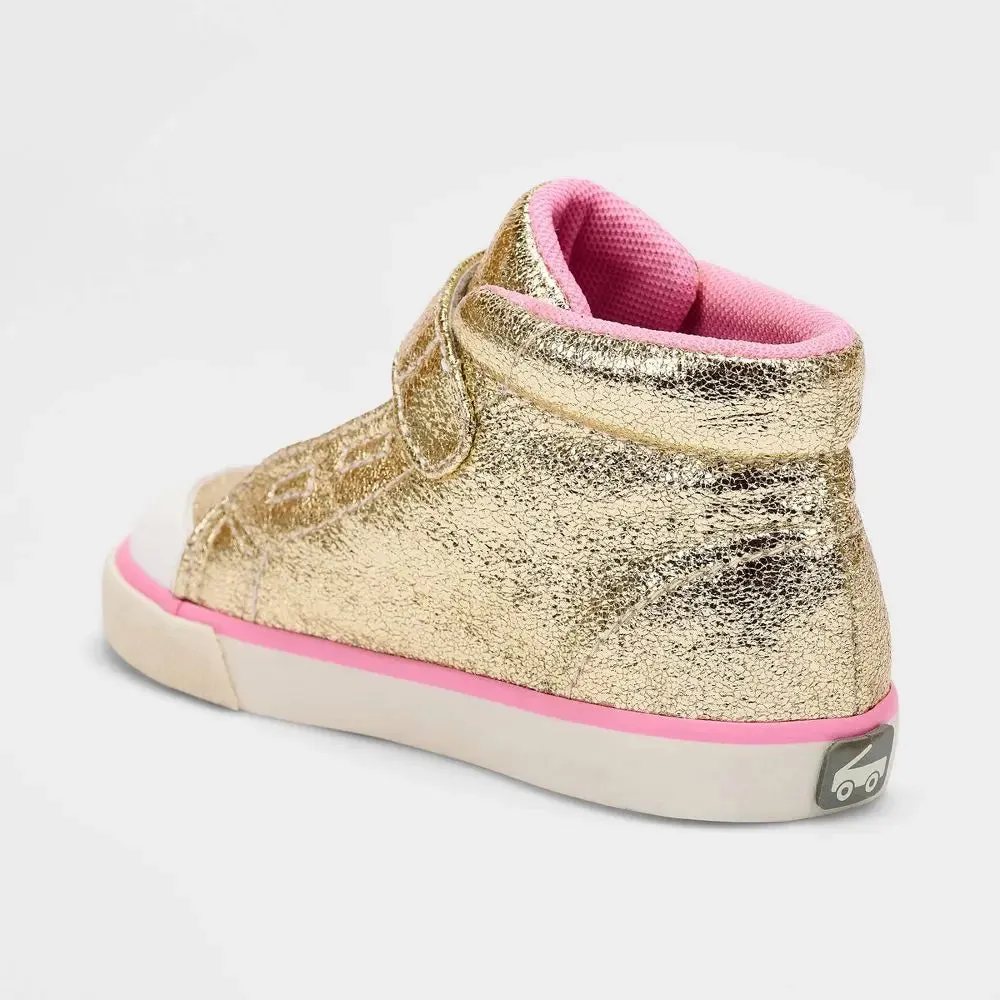 New - See Kai Run Basics Toddler High Top Hook and Loop Playground Sneakers
