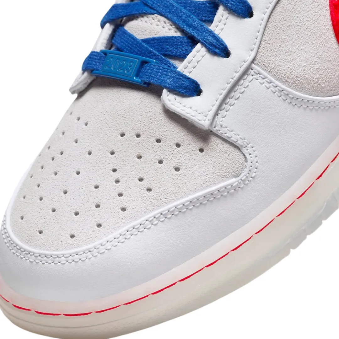 Nike Dunk Low Retro PRM Year of the Rabbit White Crimson Varsity Royal