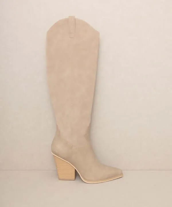 OASIS SOCIETY Barcelona - Knee High Western Boots