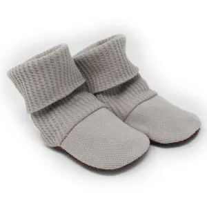 Organic Pique Baby Booties