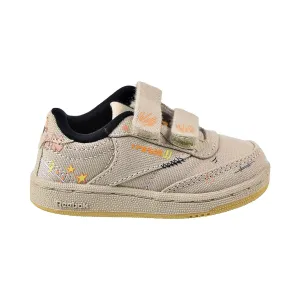 Reebok Looney Tunes Club C 85 Toddlers Shoes Pebble-Core Black-Bright Ochre