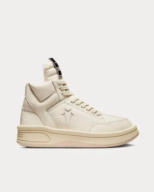 TURBOWPN Egret / Cloud Cream High Top Sneakers