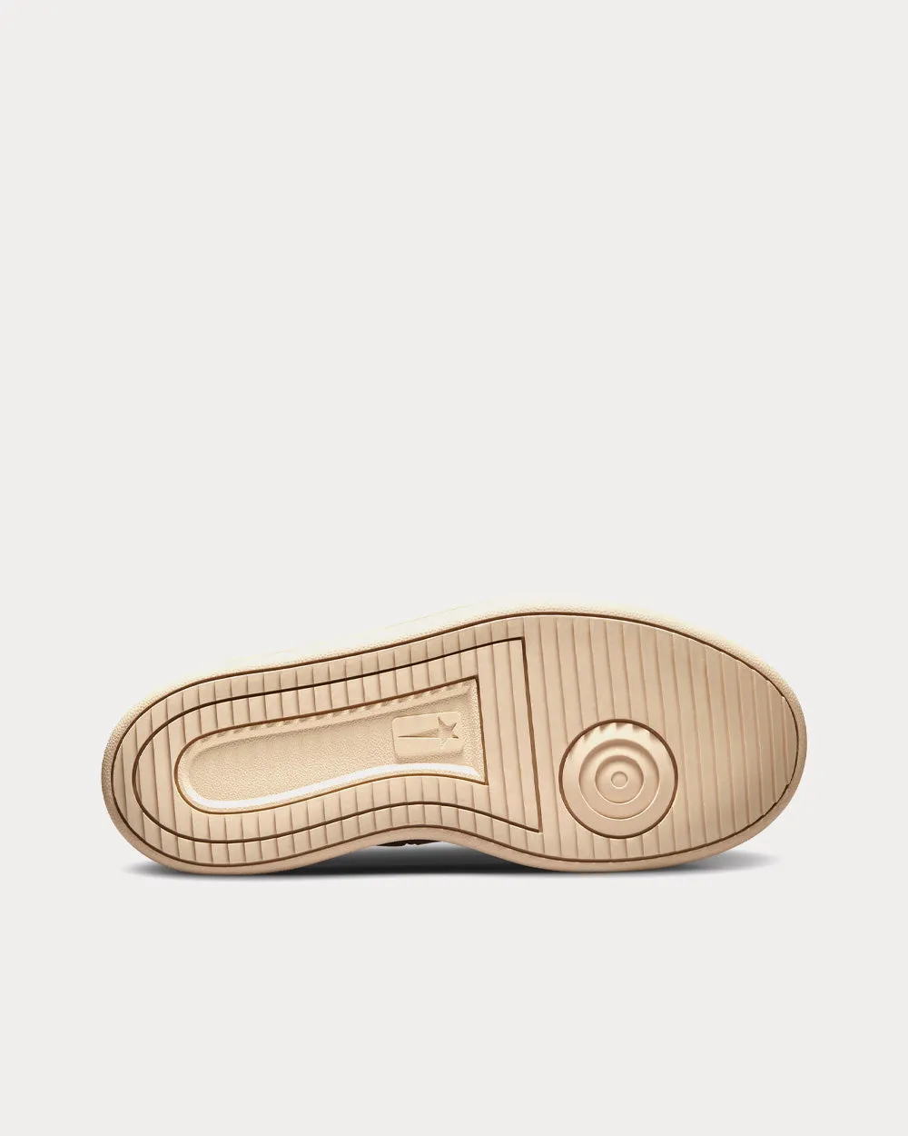 TURBOWPN Egret / Cloud Cream High Top Sneakers
