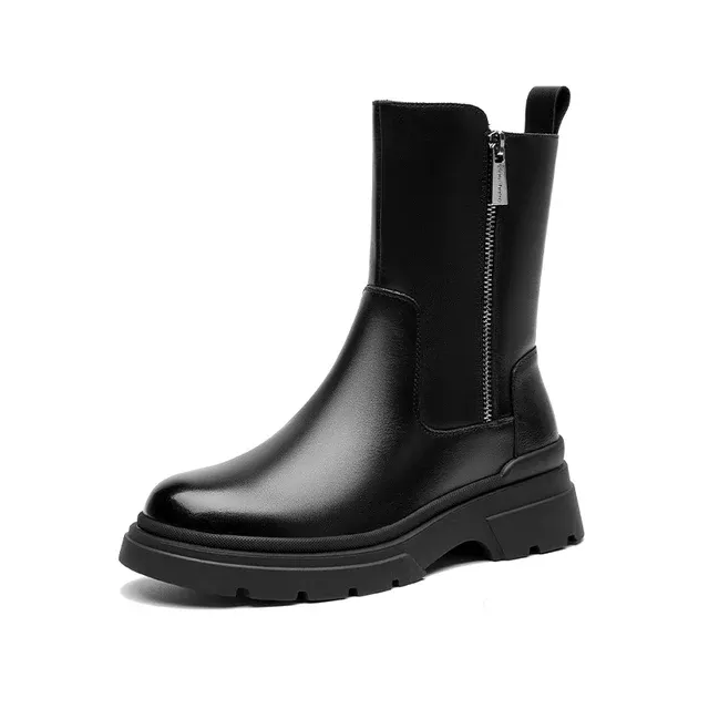 USS Shoes Galena Women's Platform Leather Boots