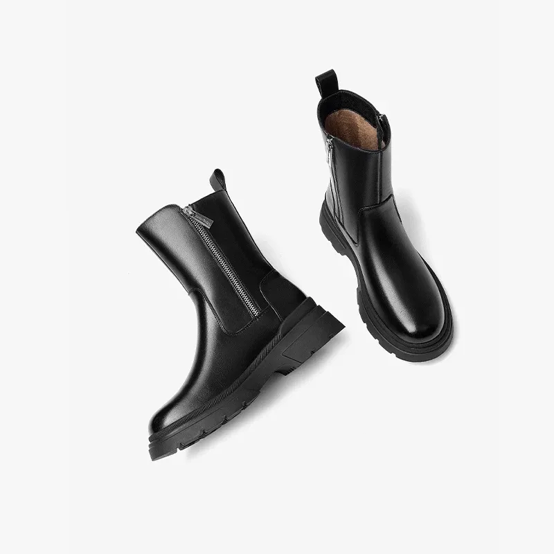 USS Shoes Galena Women's Platform Leather Boots